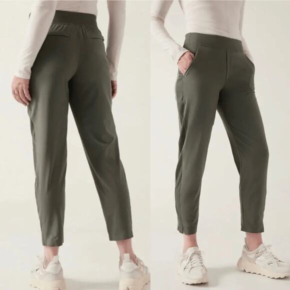 Athleta Pants - Athleta Brooklyn Mid Rise Ankle Pant in Mountain Olive 4P